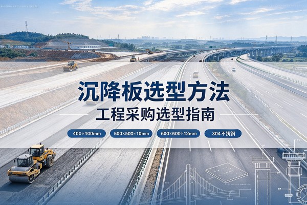 阜阳沉降板选择方法