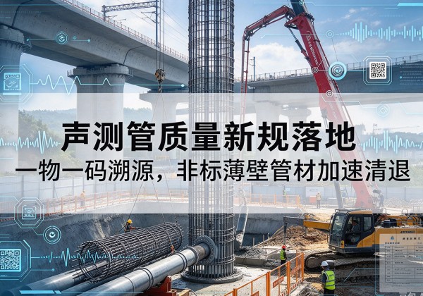 阜阳声测管质量新规落地，一物一码溯源，非标薄壁管材加速清退