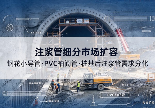 阜阳注浆管细分市场扩容，隧道钢花小导管、PVC 袖阀管、桩基后注浆管需求分化