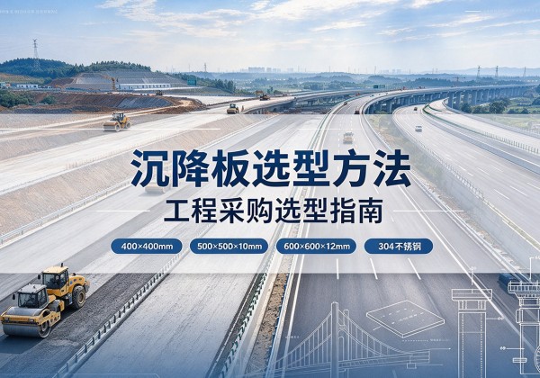 阜阳沉降板选择方法